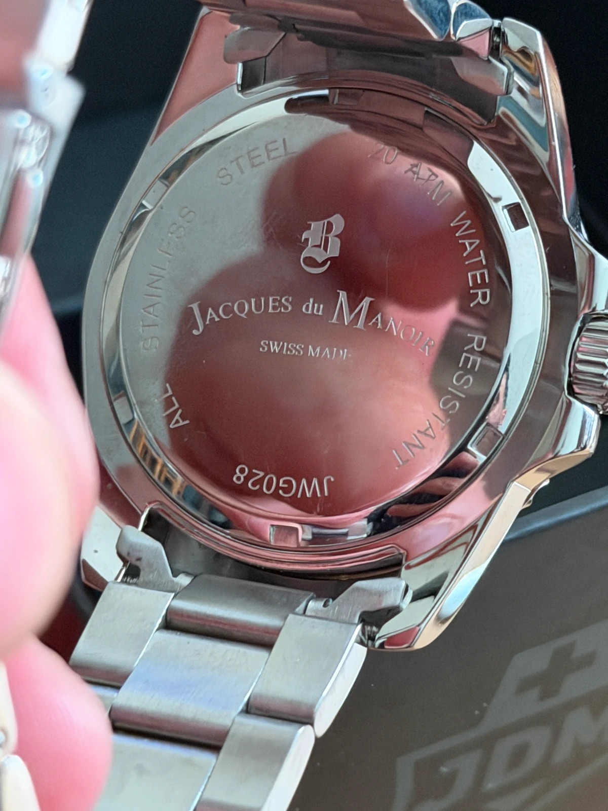Montre Jacques Du Manoir Pro Scuba "Blue Lagoon – Jacques du Manoir – taille 43–46 mm 5
