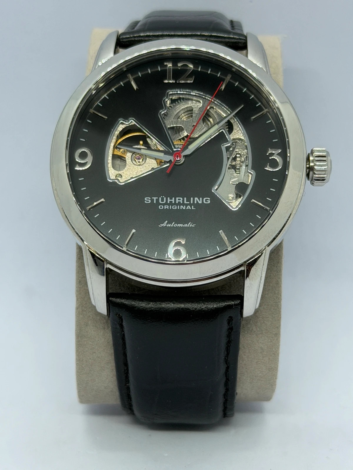 Montre Automatique Stuhrling Original - Cadran Squelette Élégant – Stührling – taille 43–46 mm 3