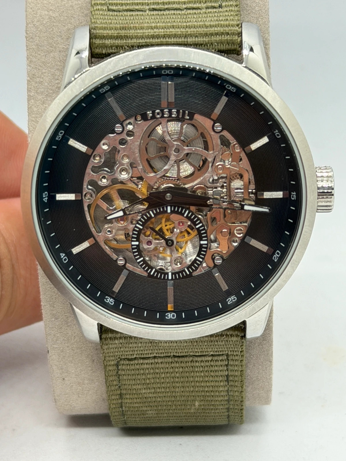 Montre Automatique Fossil ME3018 Skeleton – Très Bon État – Fossil – taille 43–46 mm 2