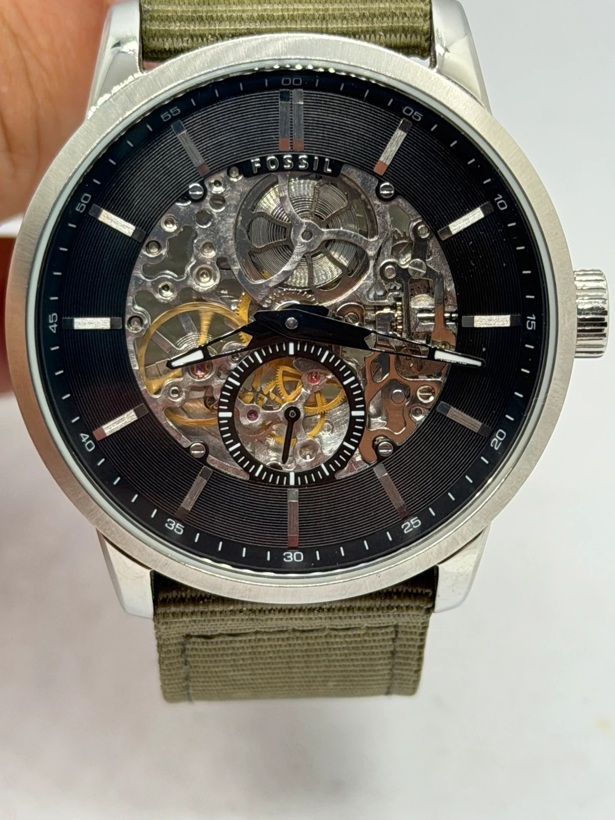 Montre Automatique Fossil ME3018 Skeleton – Très Bon État – Fossil – taille 43–46 mm 5