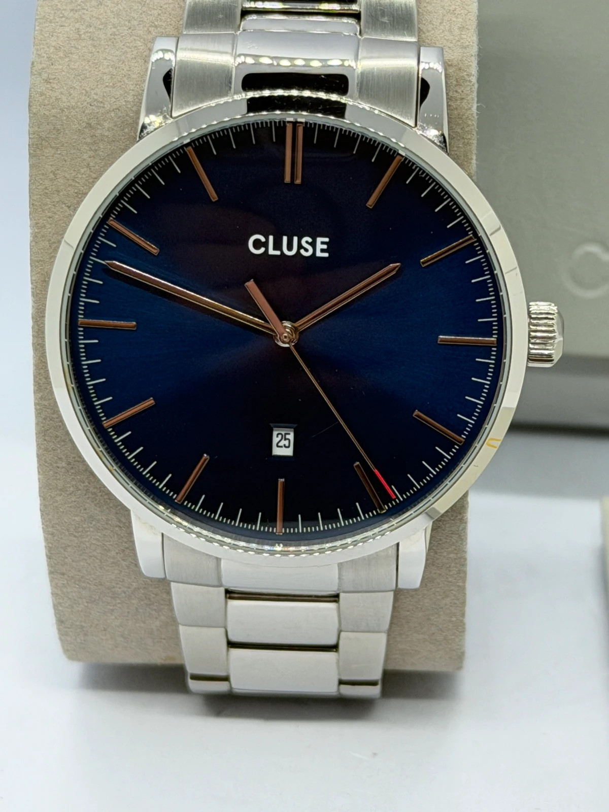 Montre Homme Cluse Aravis – Acier & Cadran Bleu Nuit (Excellent État) – Cluse – taille 39–42 mm 3