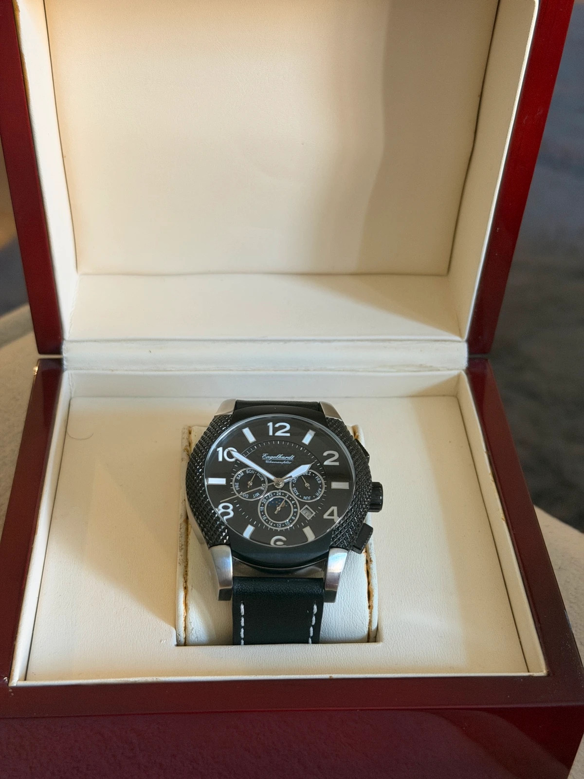 Montre Automatique Engelhardt – Très Bon État – Boîte d'origine – Engelhardt – taille 43–46 mm 2