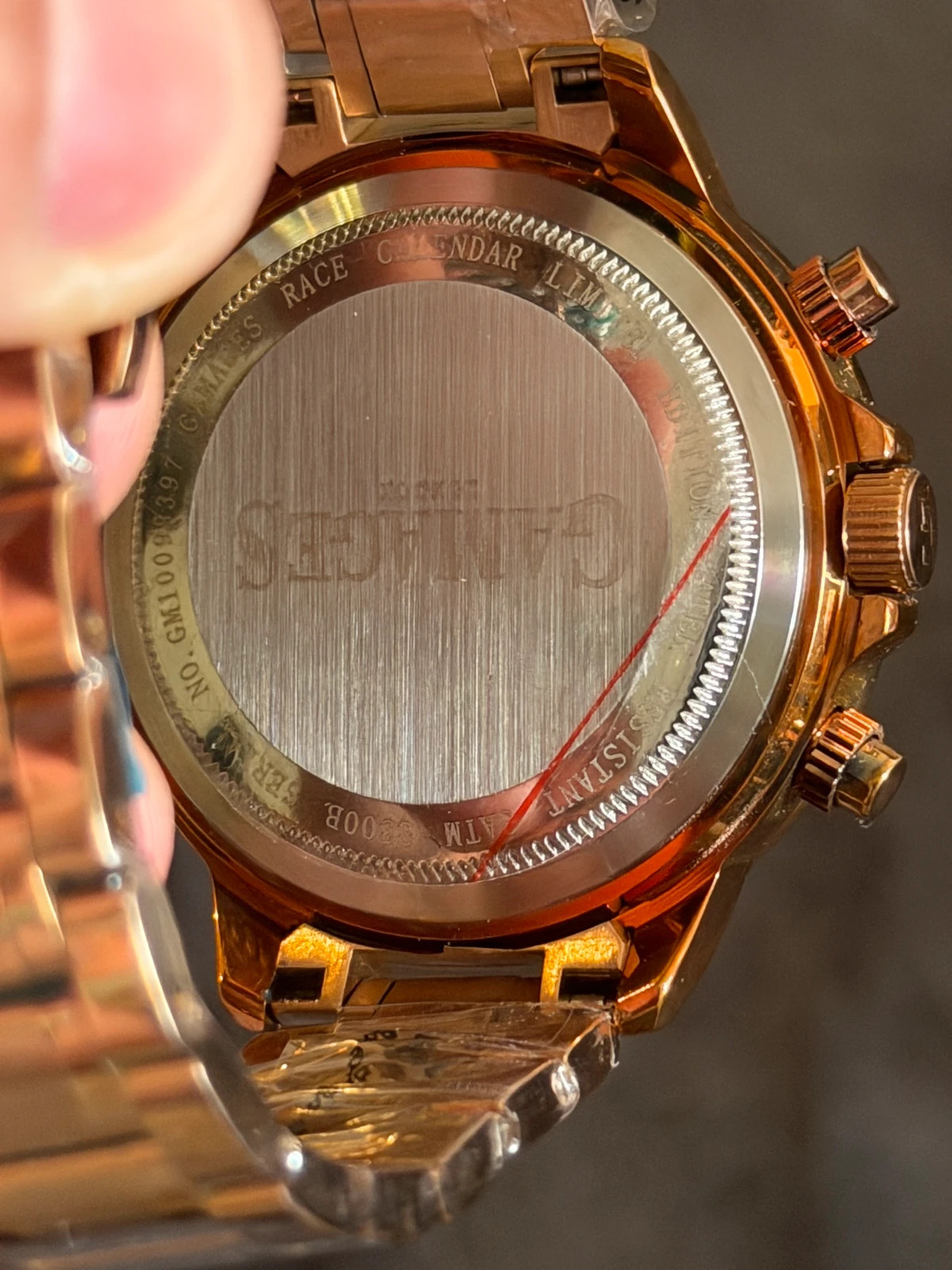 Montre Automatique Gamages London - Race Calendar - Neuve – Gamages – taille 43–46 mm 4