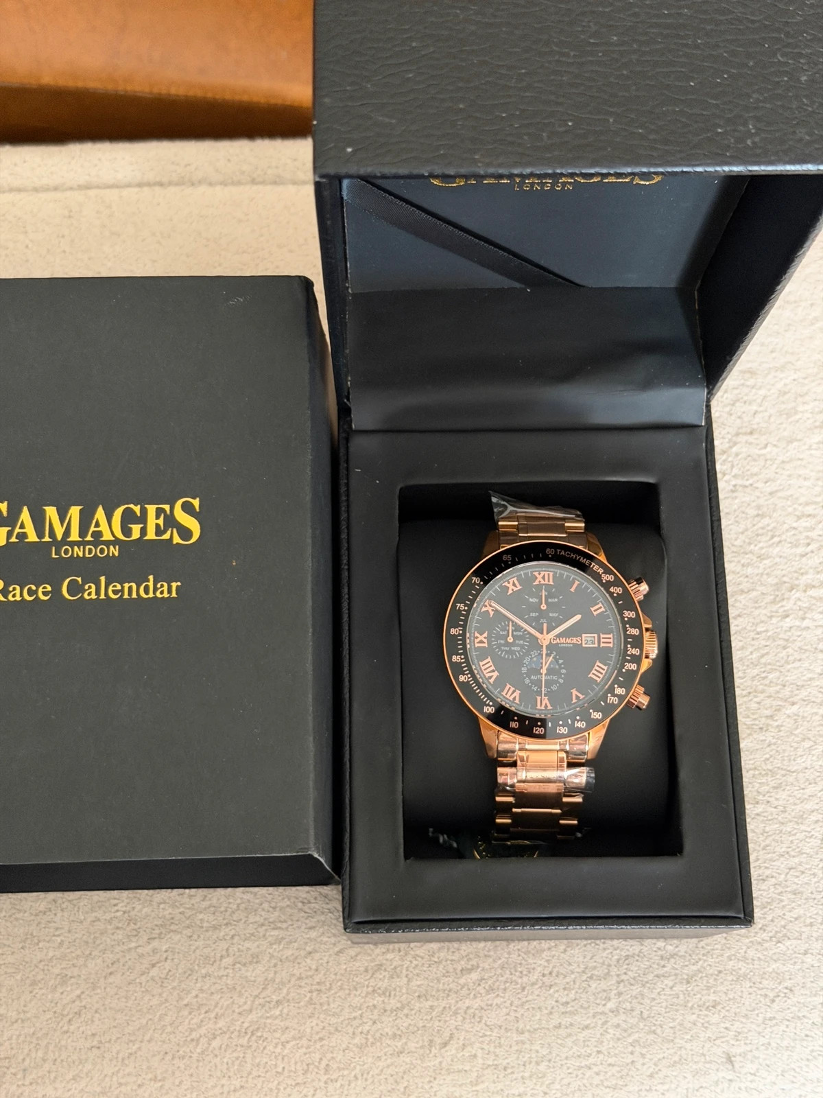 Montre Automatique Gamages London - Race Calendar - Neuve – Gamages – taille 43–46 mm 2