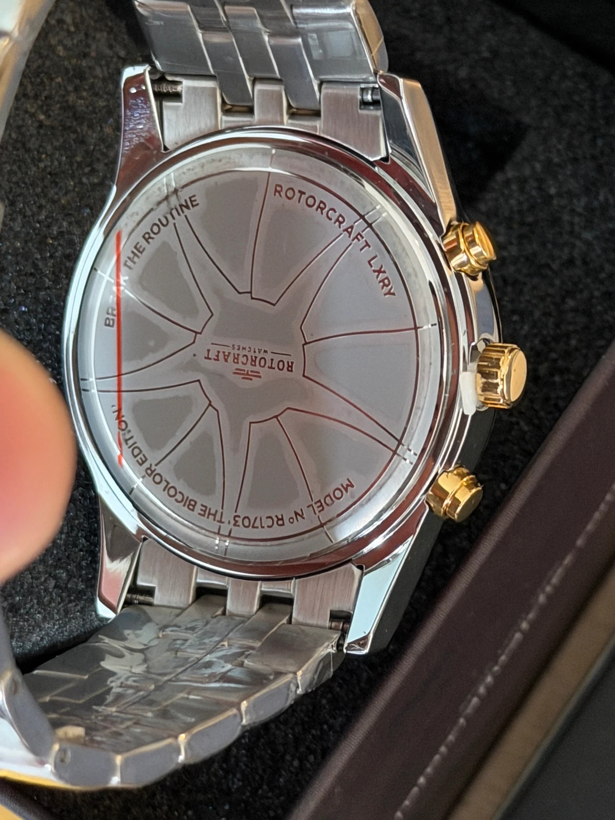 Montre RotorCraft RC1703 The Bicolor Edition - Neuve – ROTORCRAFT – taille 43–46 mm 4