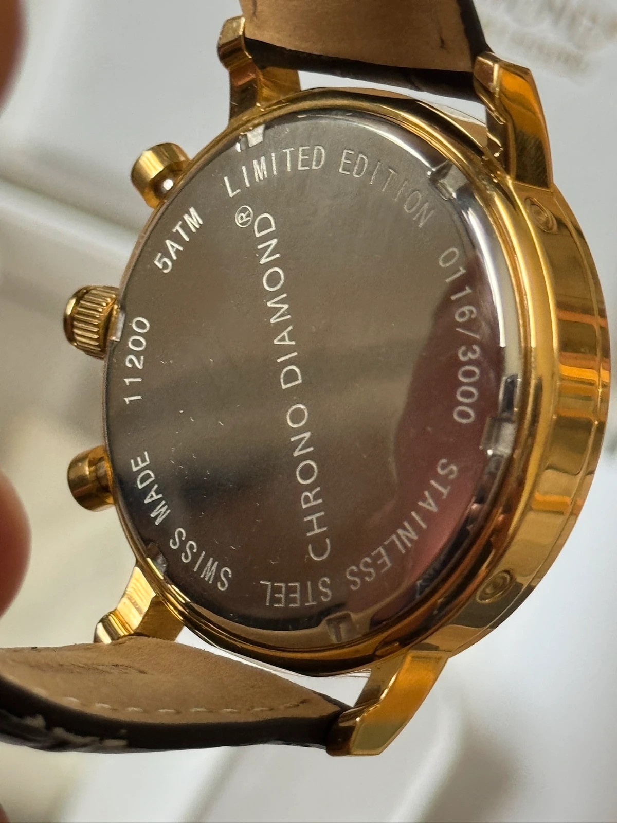 💎 Montre Chrono Diamond - Édition Limitée - Swiss Made 💎 – Chrono diamond – taille 43–46 mm 3