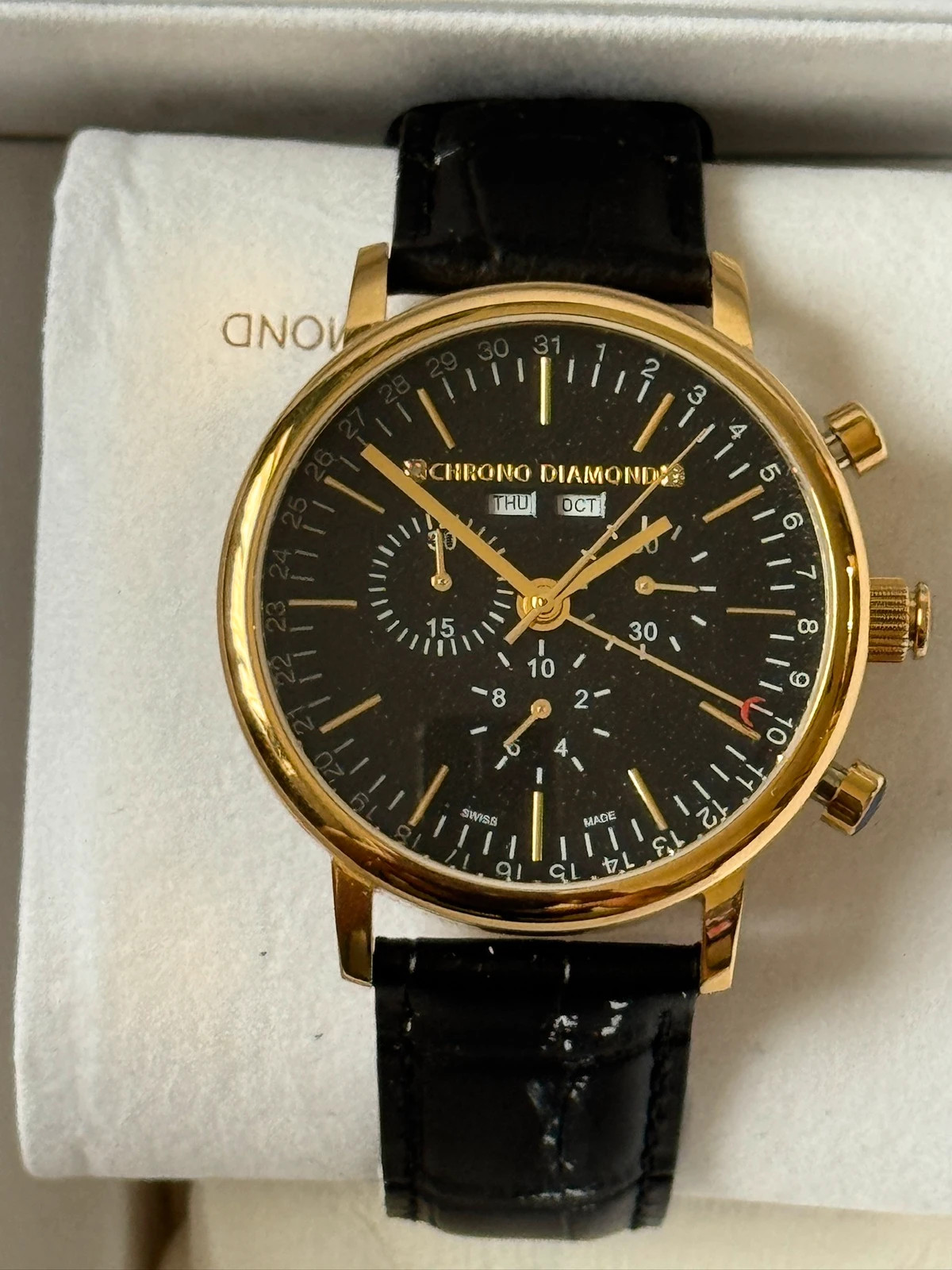 💎 Montre Chrono Diamond - Édition Limitée - Swiss Made 💎 – Chrono diamond – taille 43–46 mm 4