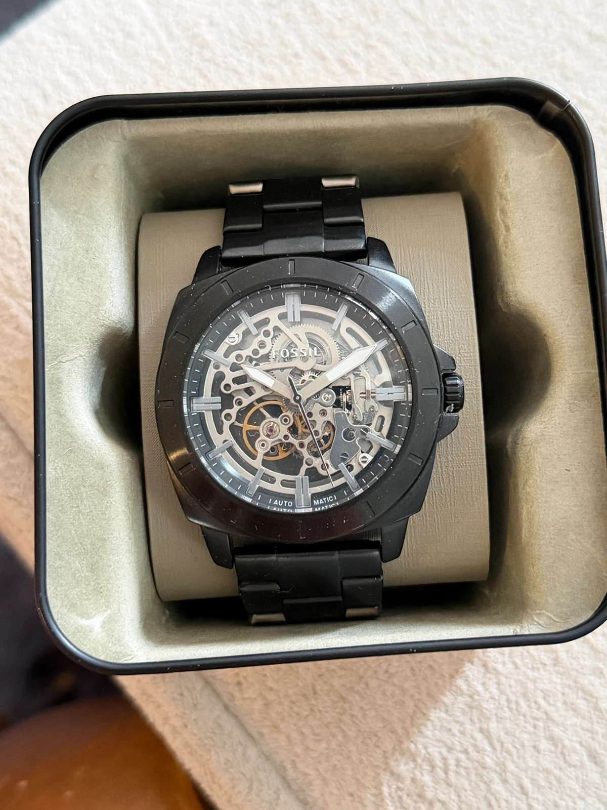 Montre Automatique Squelette Fossil - Très Bon État – Fossil – taille 43–46 mm 5