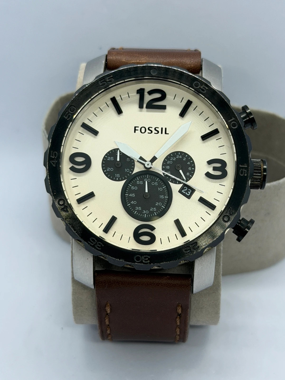 Montre Chronographe Fossil JR1390 – Très bon état – Fossil – taille 47 mm et plus 3