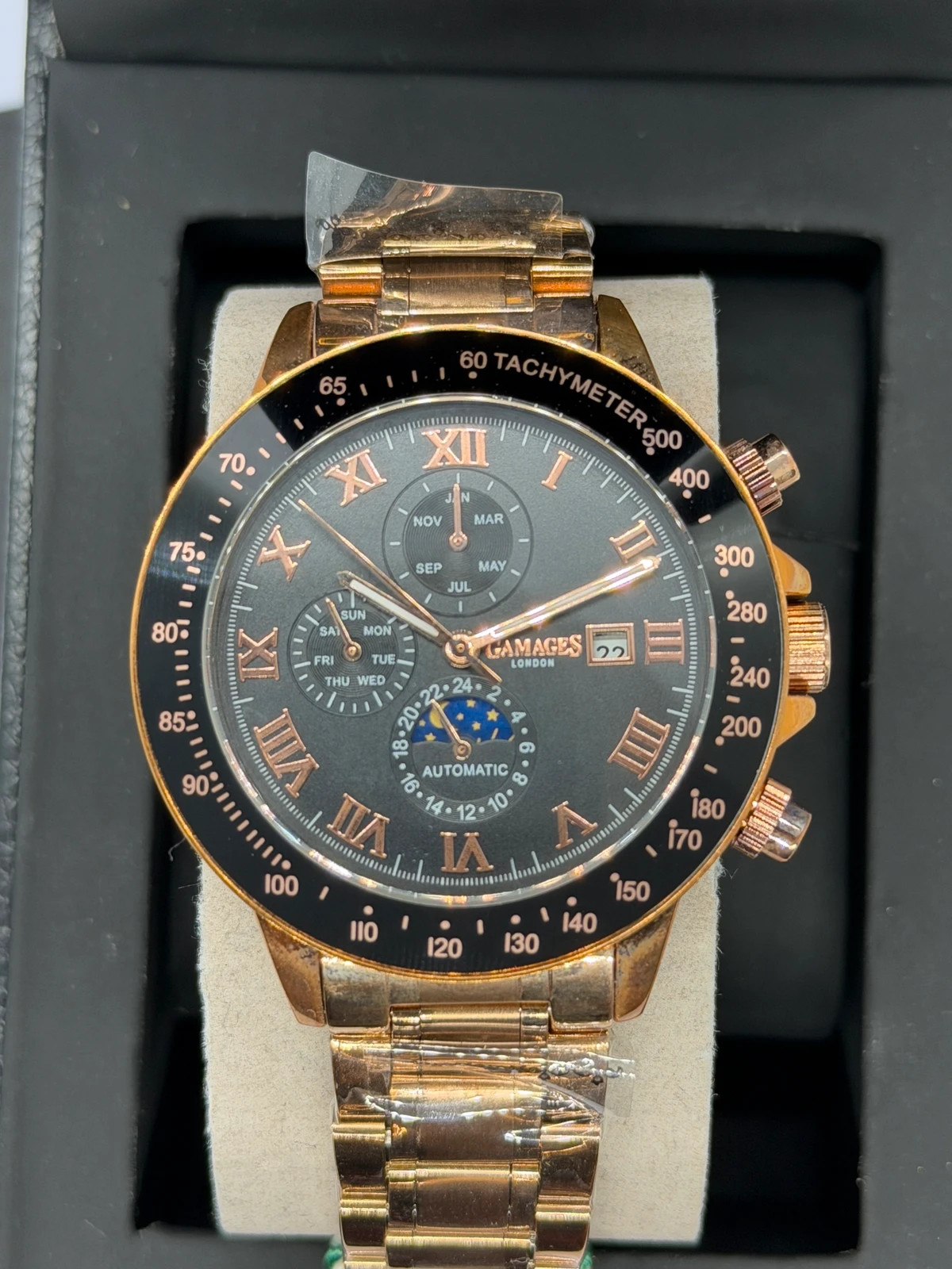 Montre Gamages London - Race Calendar Automatic (Neuve) – Gamages – taille 43–46 mm 5
