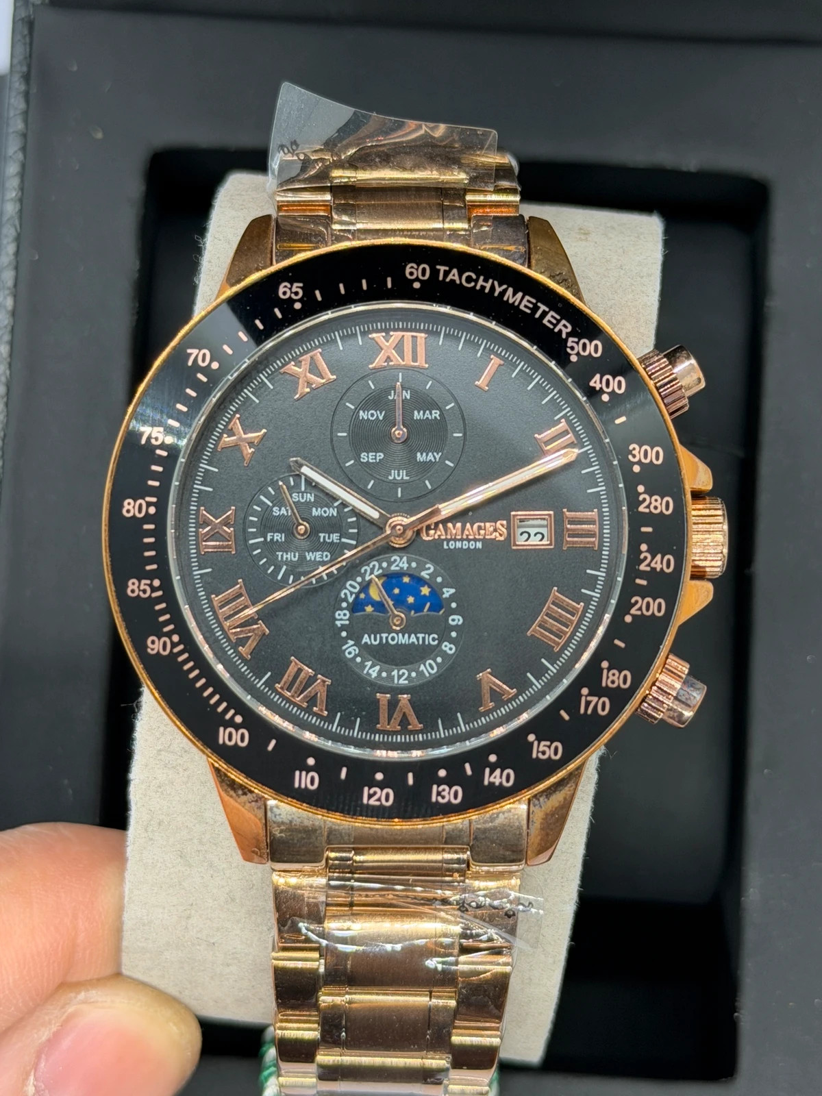 Montre Gamages London - Race Calendar Automatic (Neuve) – Gamages – taille 43–46 mm 4