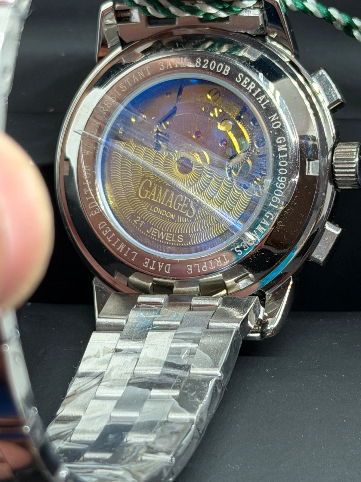 Montre Gamages London - Triple Date Automatique (Édition Limitée) – Gamages – taille 43–46 mm 5