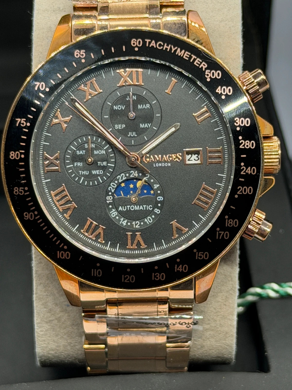 Montre Gamages London - "Race Calendar" Édition Limitée - Neuve – Gamages – taille 43–46 mm 2