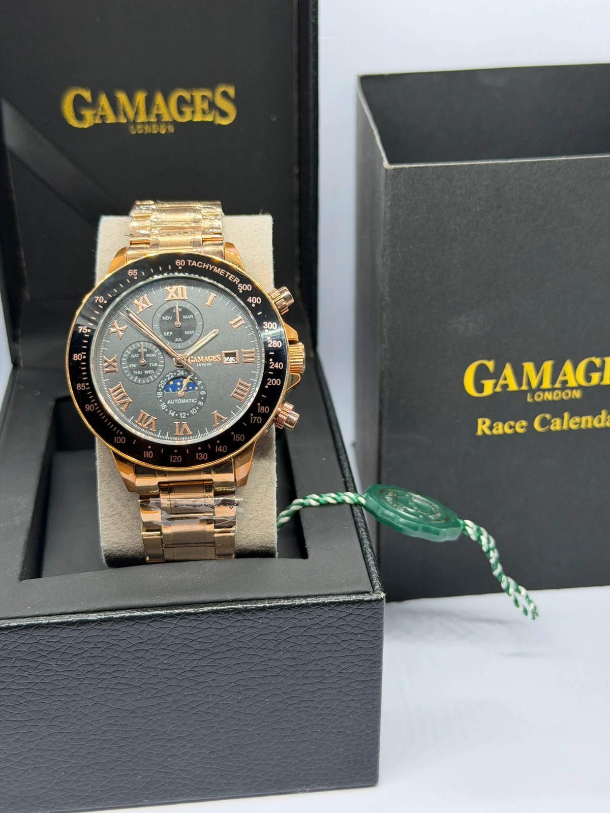 Montre Gamages London - "Race Calendar" Édition Limitée - Neuve – Gamages – taille 43–46 mm 4