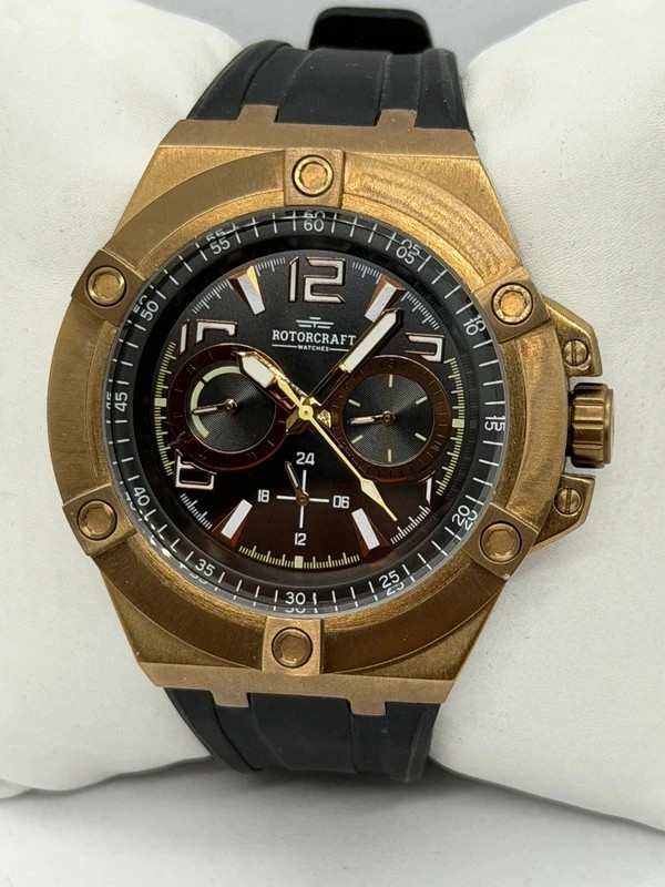 Montre Rotorcraft "Sinner Series" RC3407 – Style Robuste & Bronze – ROTORCRAFT – taille 43–46 mm 2