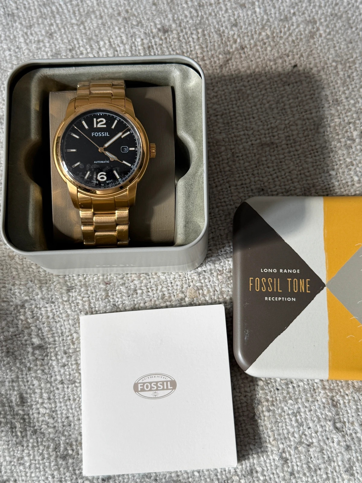 Montre Fossil Heritage Automatic Or / Gold - ME3232 - Neuve – Fossil – taille 43–46 mm 2
