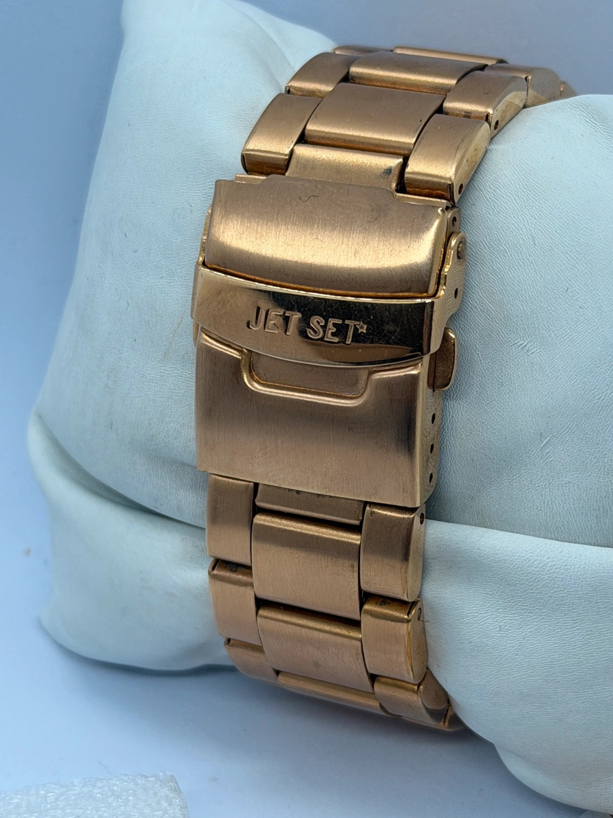 Montre Jet Set Milan - Dorée & Cadran Blanc – Jet Set – taille 43–46 mm 5
