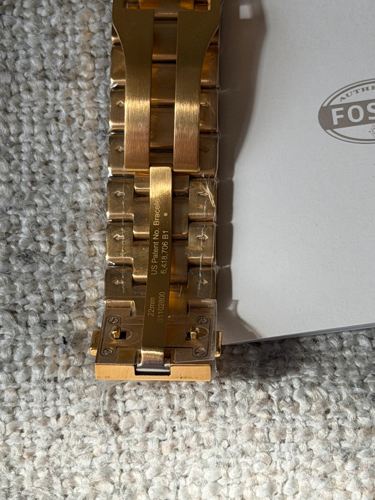 Montre Fossil Heritage Automatic Or / Gold - ME3232 - Neuve – Fossil – taille 43–46 mm 5