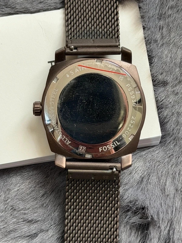 Montre Fossil Machine - Édition Bronze & Mesh – Fossil – taille 43–46 mm 4