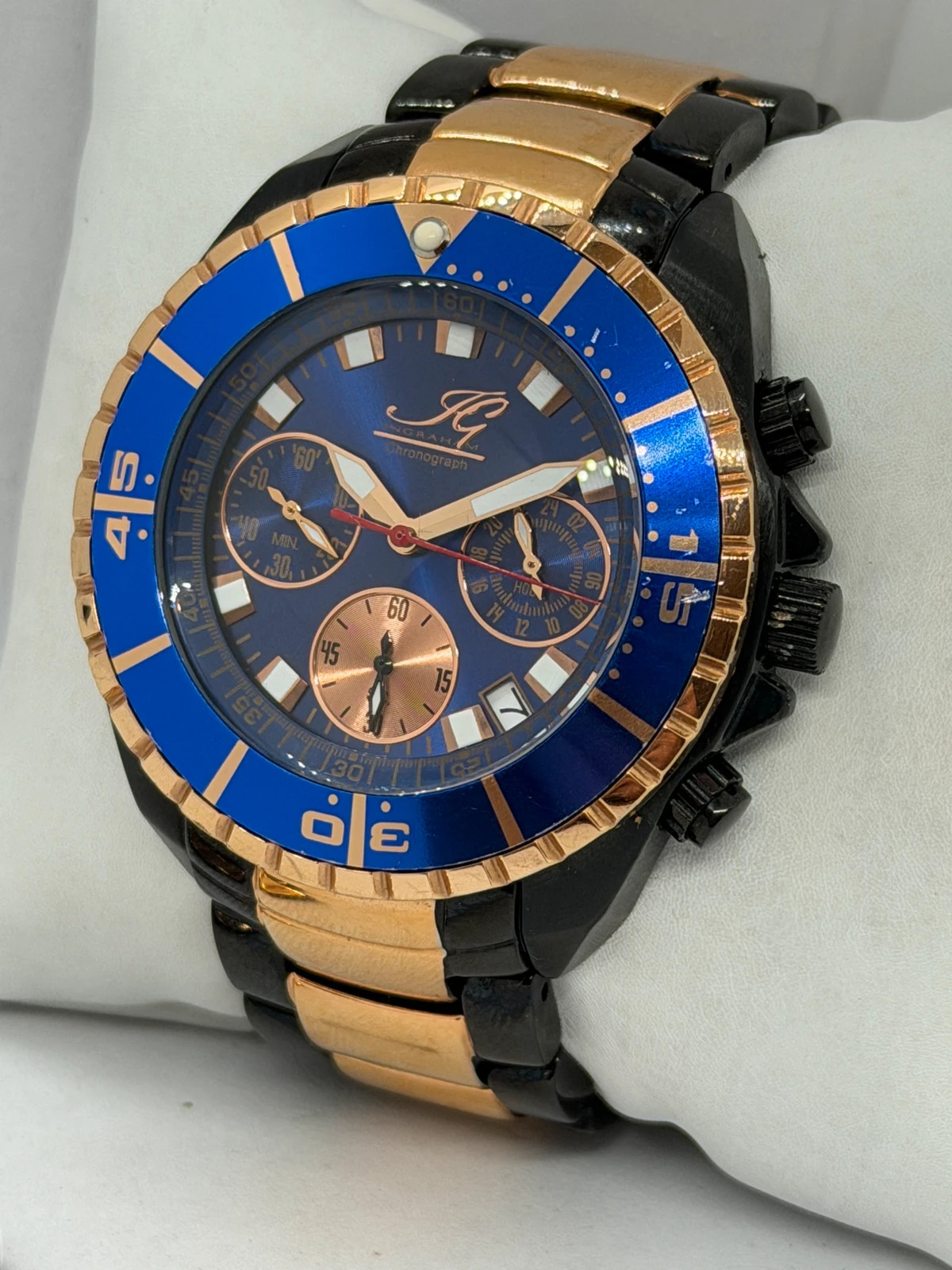 Montre Chronographe Ingraham – Look Sport & Luxe – Ingraham – taille 43–46 mm 2