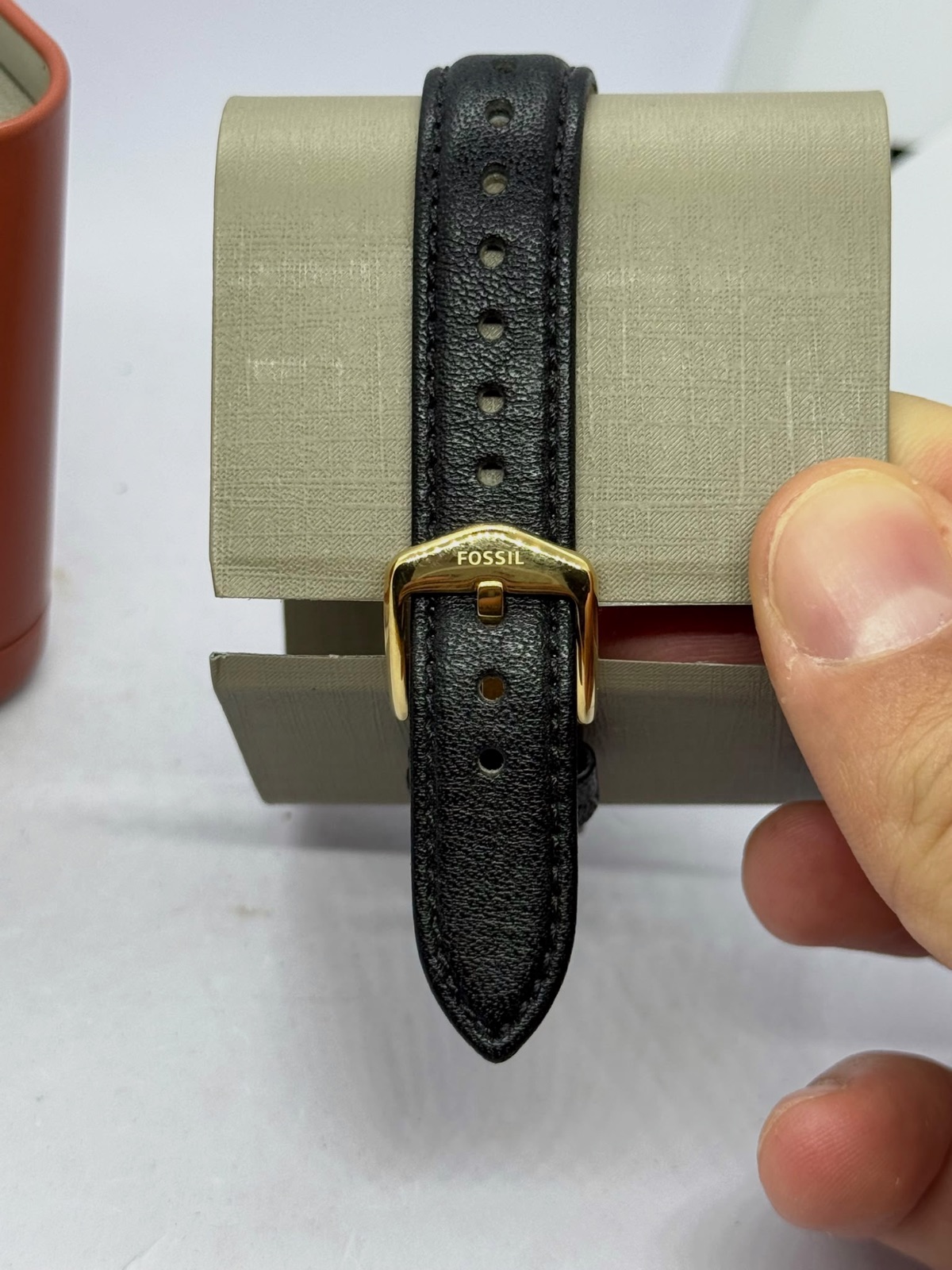 Montre analogique Fossil cadran nacre et bracelet cuir – Fossil – taille Taille unique 5