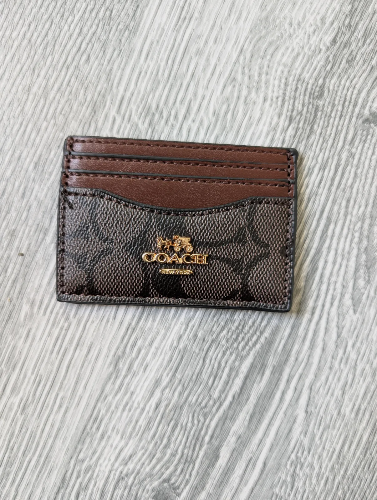 Porte carte coach marron – Coach 2