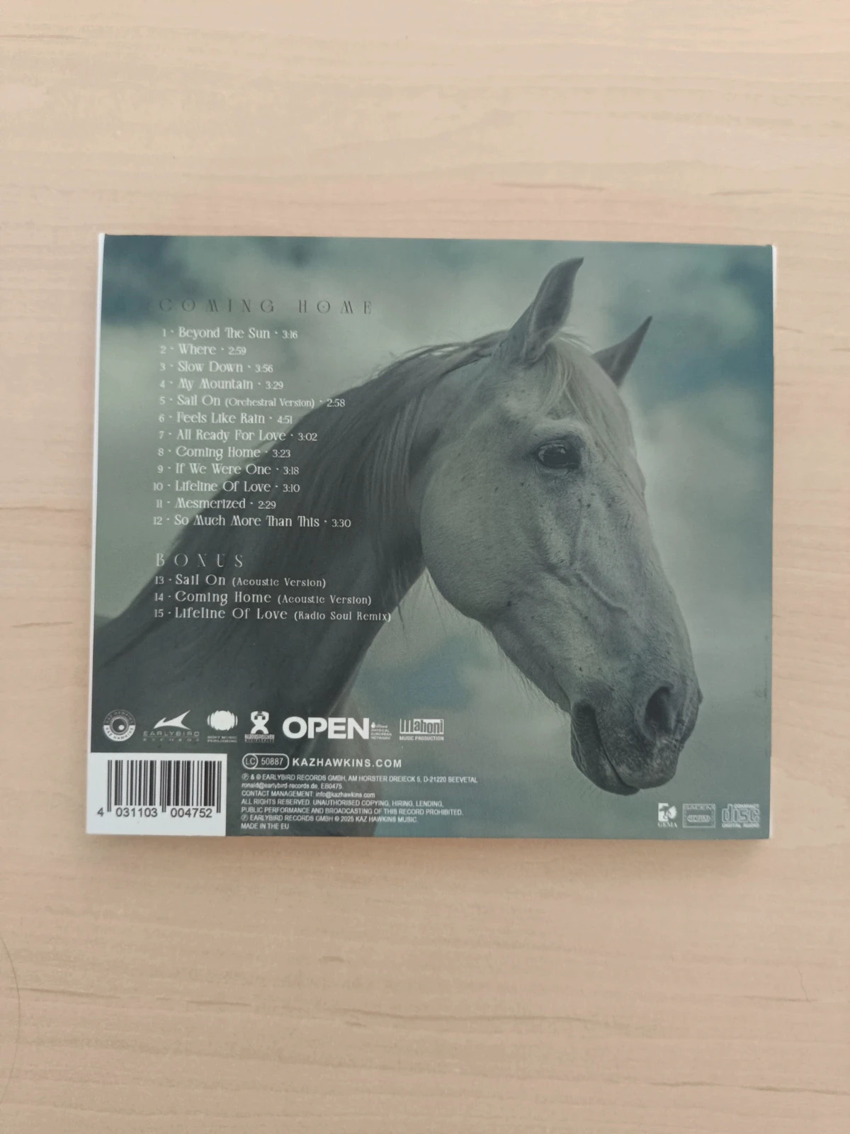 Kaz Hawkins - Coming home - cd – Kaz Hawkins 2