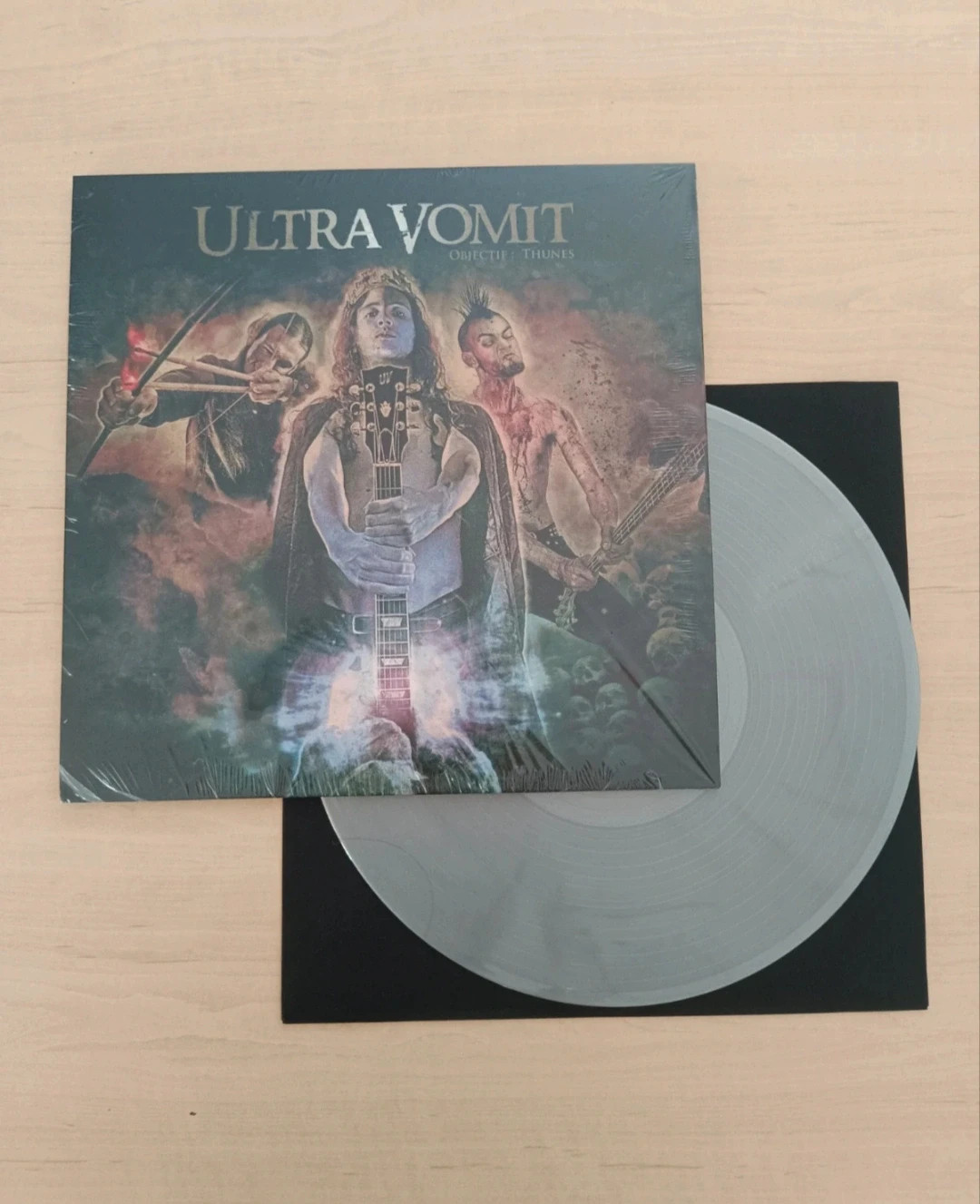 Ultra Vomit - Objectif thunes - edition vinyle gris marbré