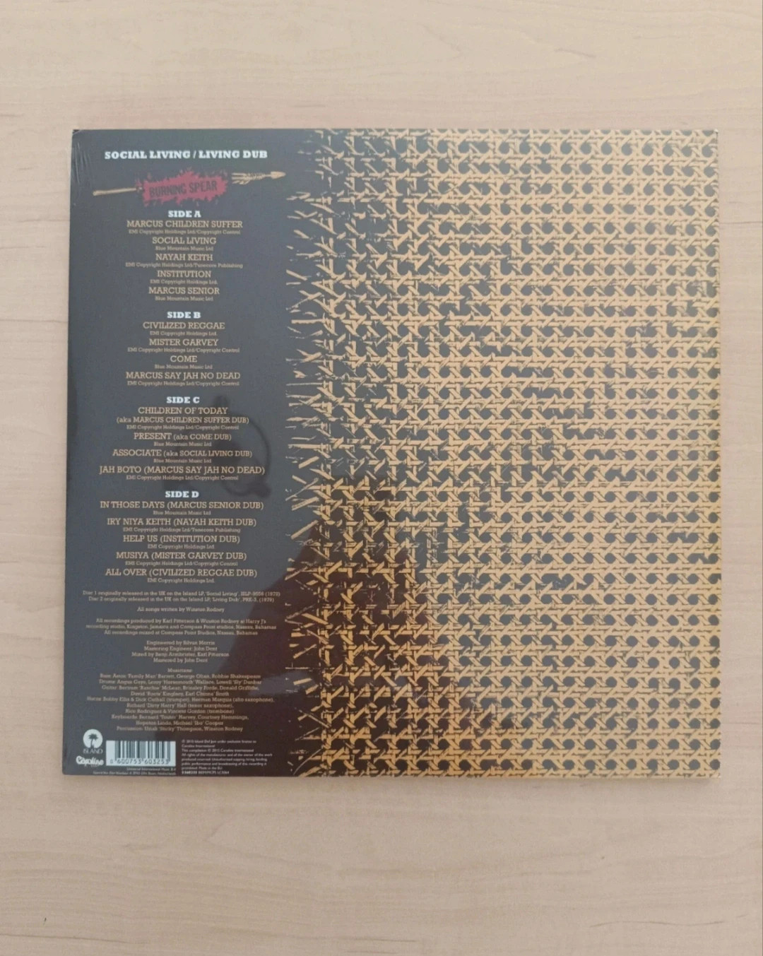 Burning Spear – Social Living – LP 2