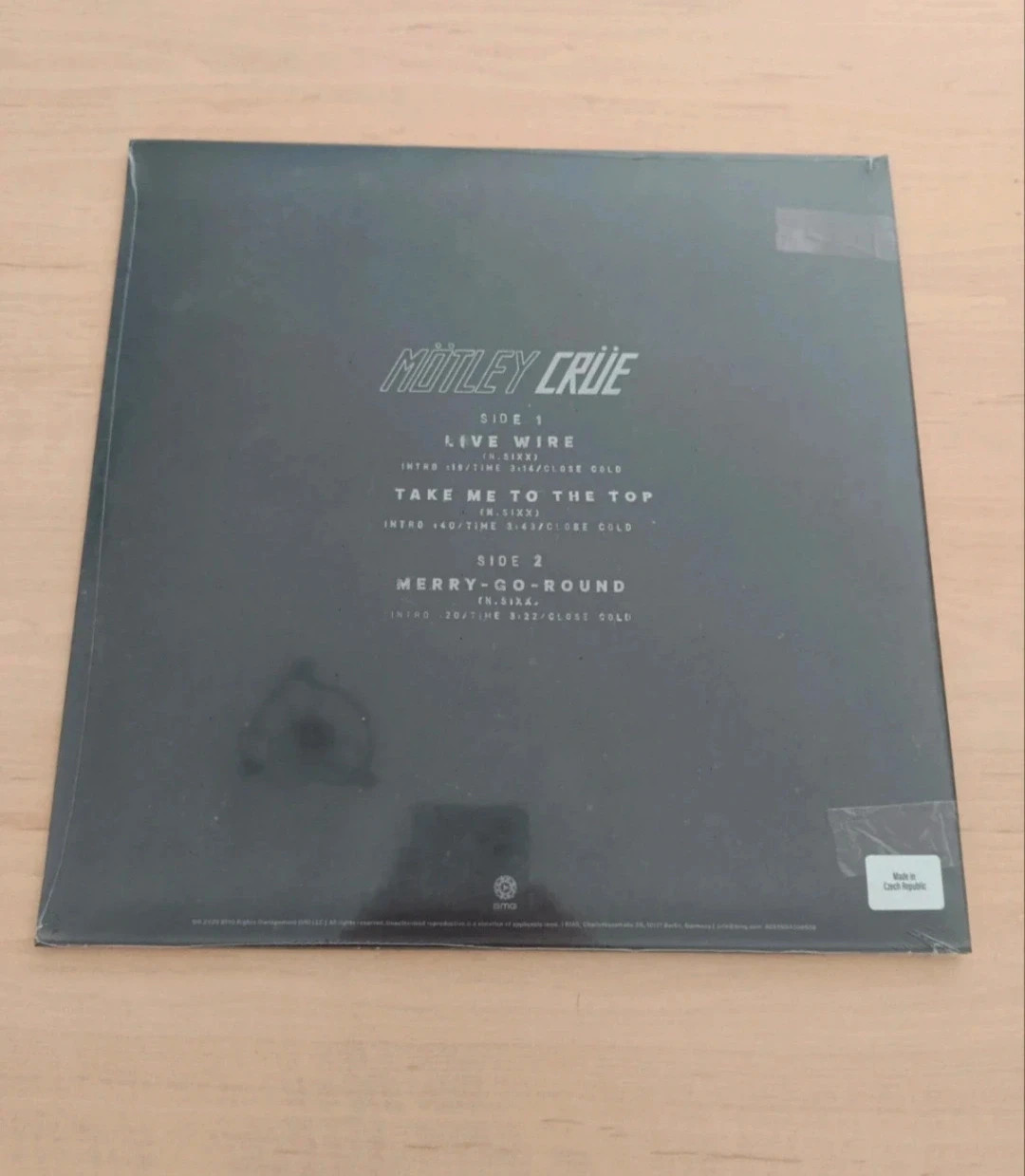 Mötley Crüe Live Wire EP Vinyle gris marbré RSD 2026 – Motley Crue 3