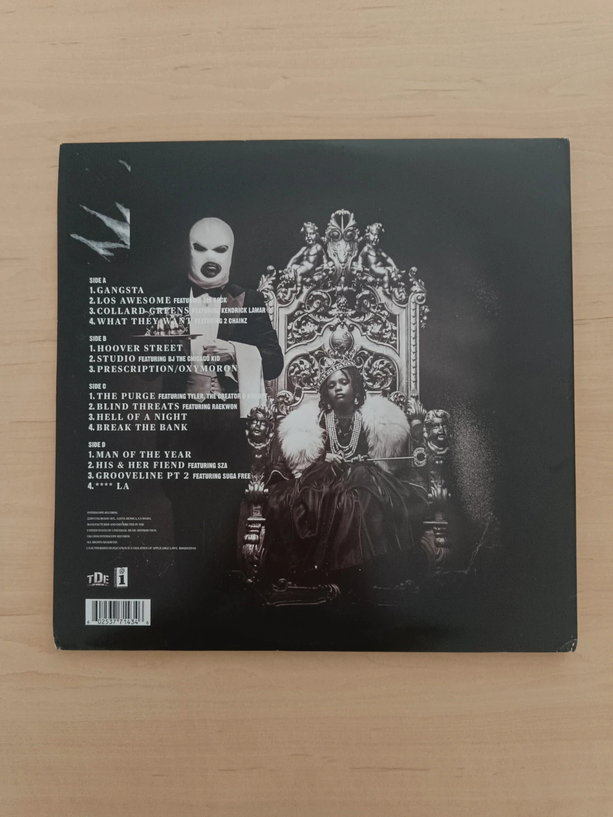 Schoolboy Q - Oxymoron - 2 LP 2