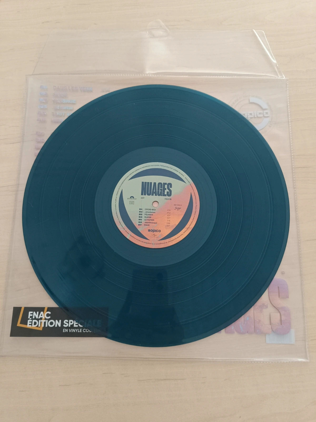 Sopico - Nuages Edition Fnac vinyle bleu 2