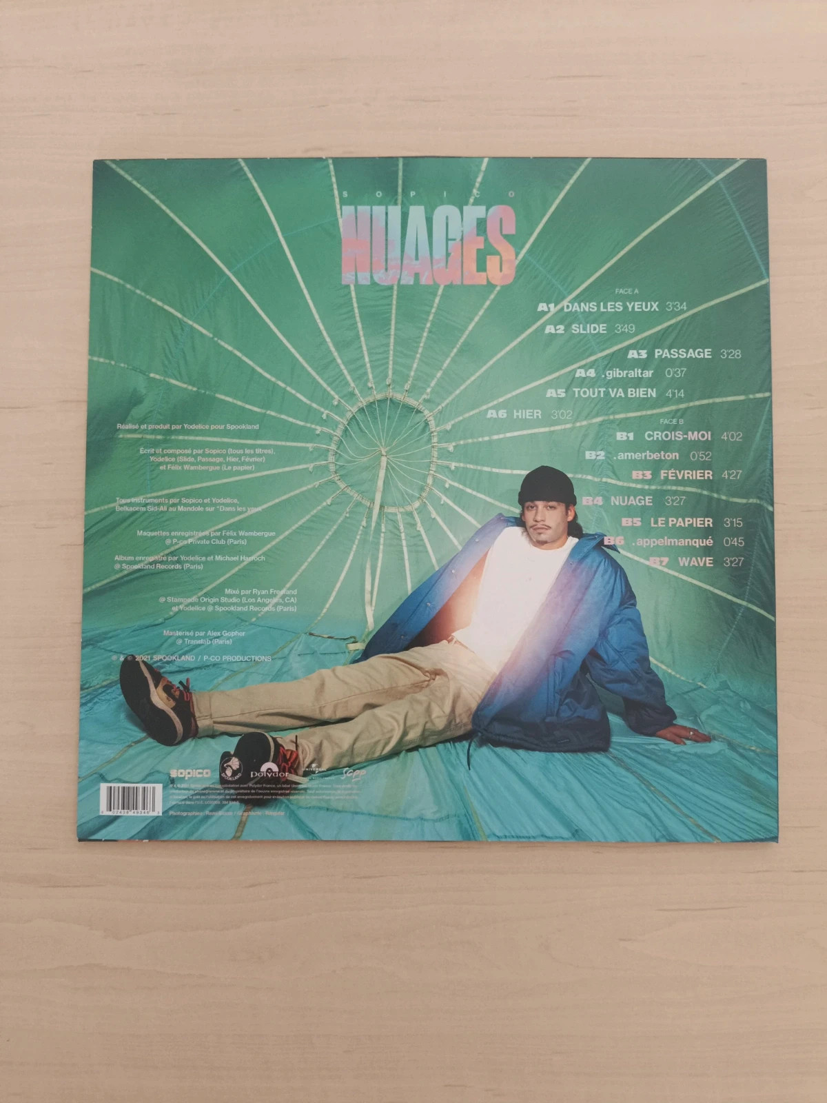 Sopico - Nuages Edition Fnac vinyle bleu 4