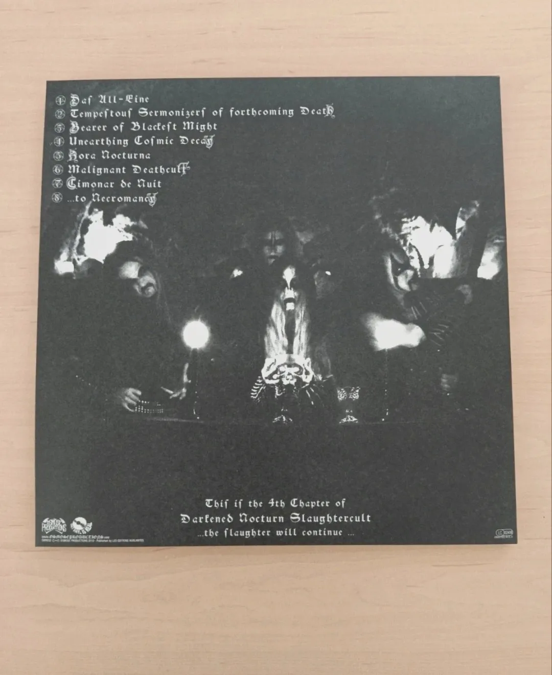 Disque vinyle Darkened Nocturn Slaughtercult Hora Nocturna – Darkened Nocturn 4