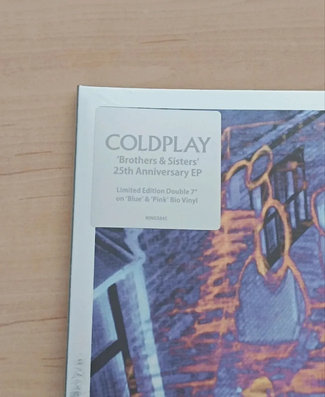 Vinyle rose et bleu Coldplay Brothers & Sisters 25th Anniversary EP – Coldplay 2