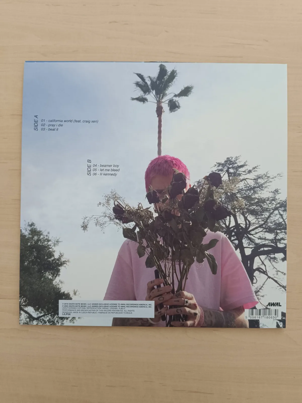 Disque vinyle Lil Peep California Girls édition limitée tricolore – Lil Peep 4