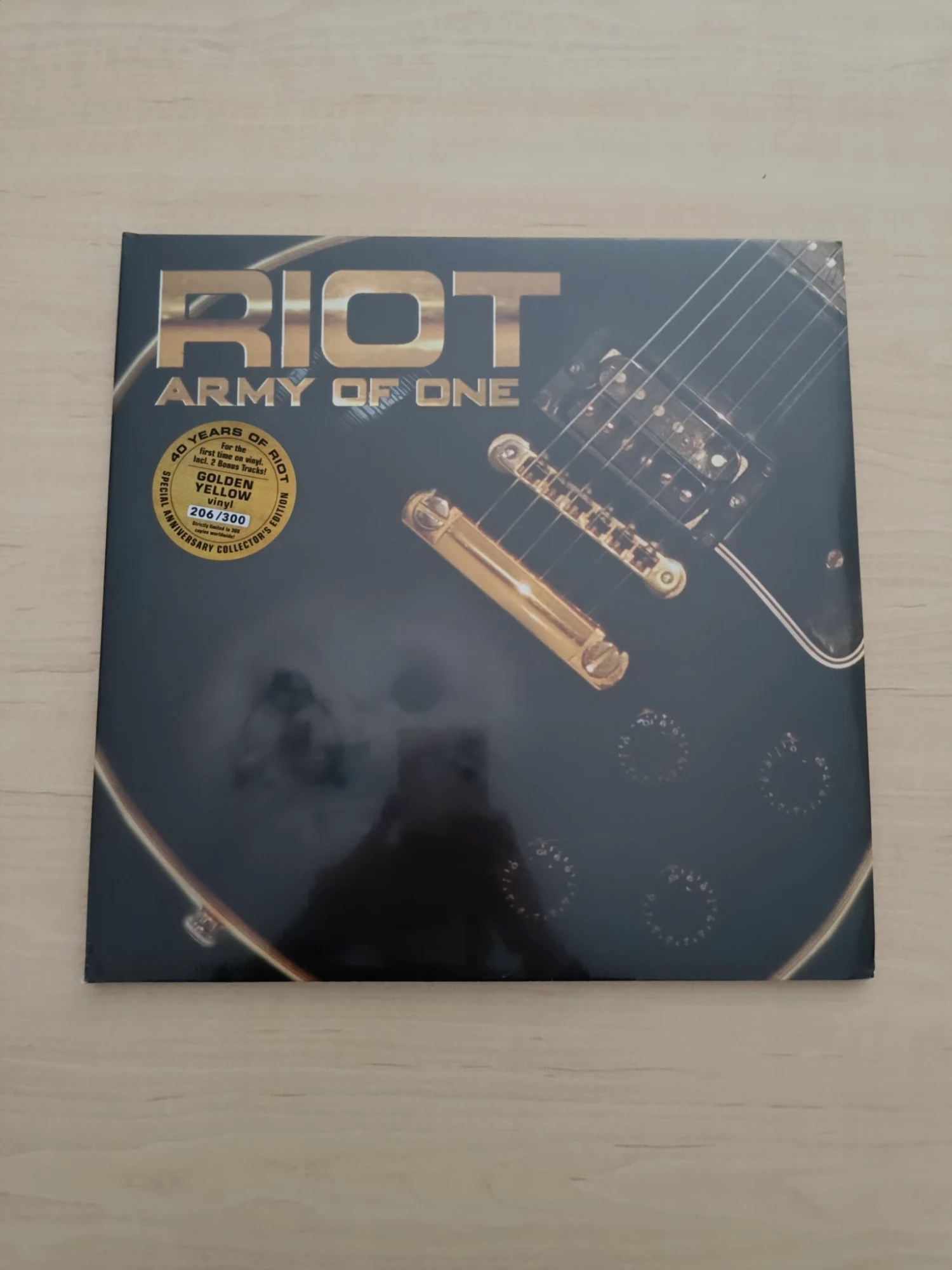 Disque vinyle 2LP Riot Army Of One Édition Limitée 300 ex