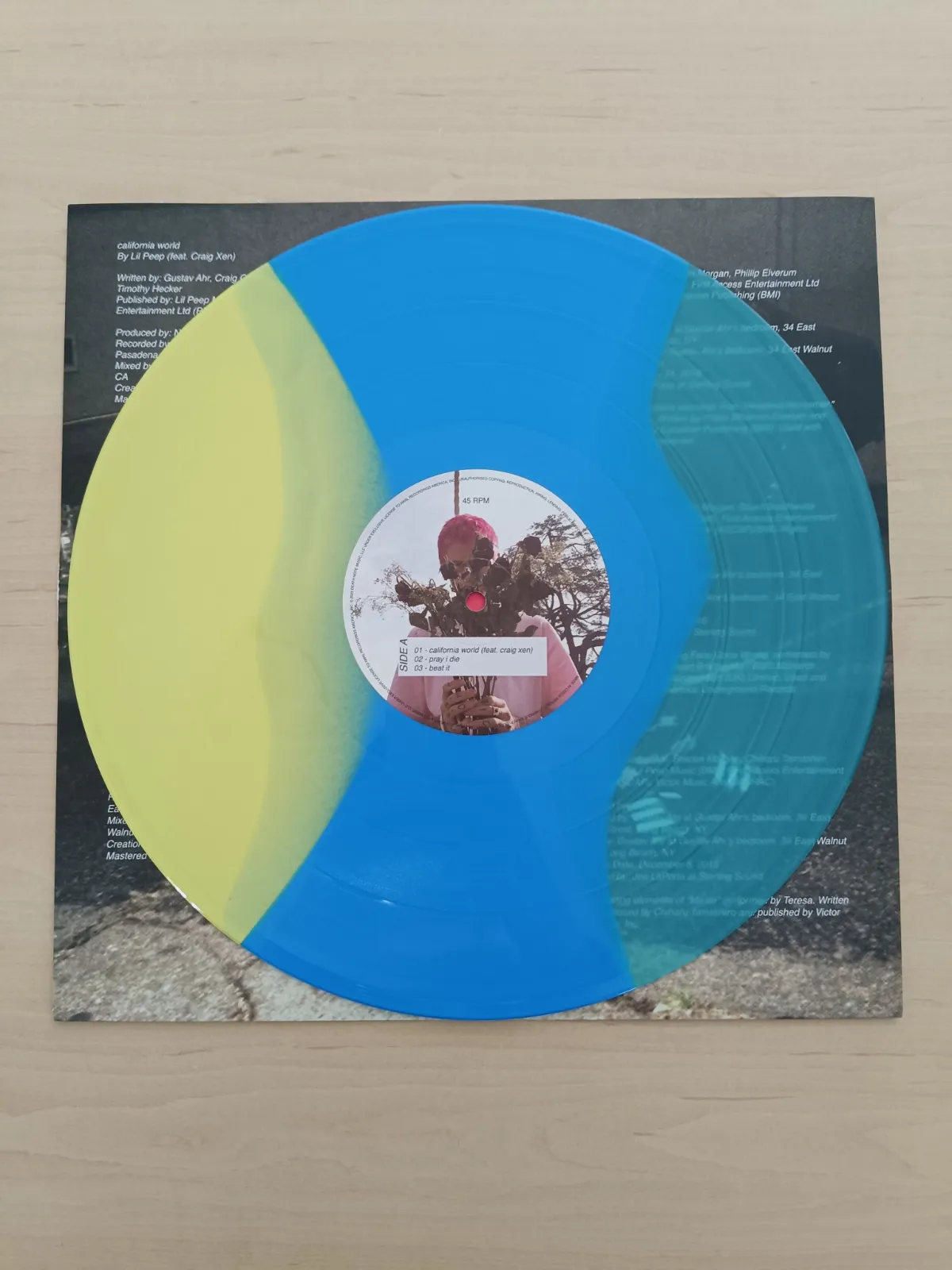 Disque vinyle Lil Peep California Girls édition limitée tricolore – Lil Peep 2