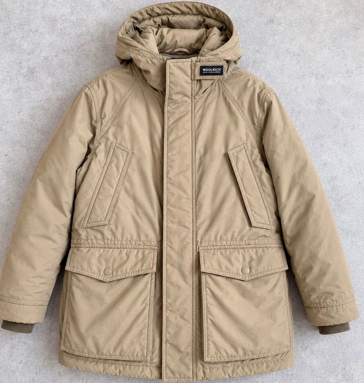 Parka Ramar Cloth Woolrich John Rich & Bros Vintage Outdoor 60/40 Kaki Beige L