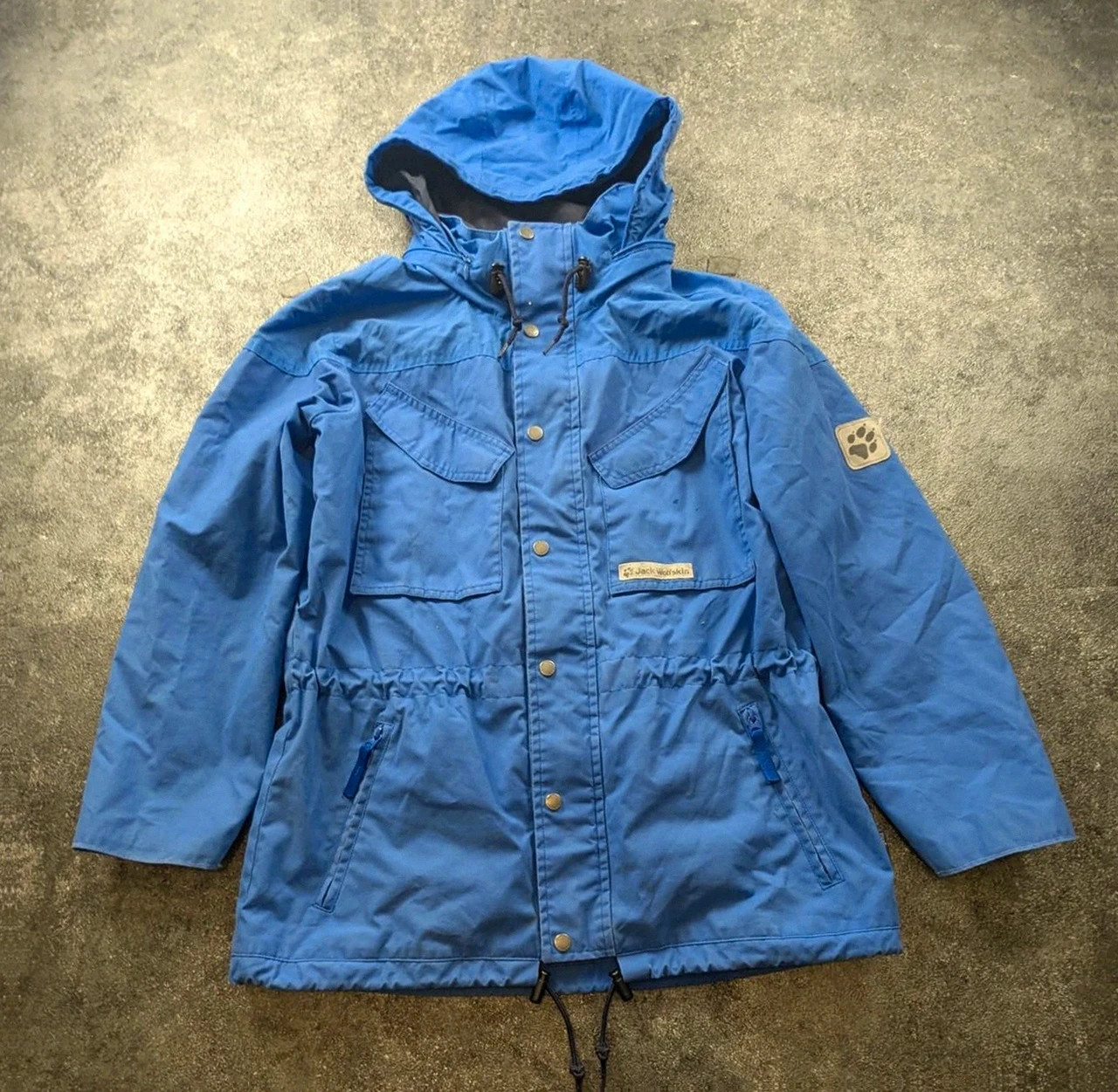 Jack Wolfskin Function 65 veste parka outdoor vintage bleu S – Gorpcore Hiking 90s – Jack Wolfskin – taille S 2