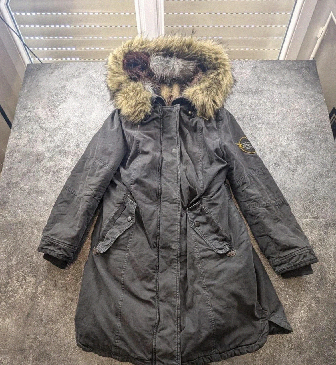 Khujo MERYEM2 parka longue 2-en-1 fausse fourrure amovible gilet Y2K – Xxl – khujo – taille XXL / 44 / 16 2