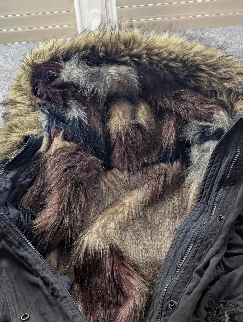 Khujo MERYEM2 parka longue 2-en-1 fausse fourrure amovible gilet Y2K – Xxl – khujo – taille XXL / 44 / 16 5