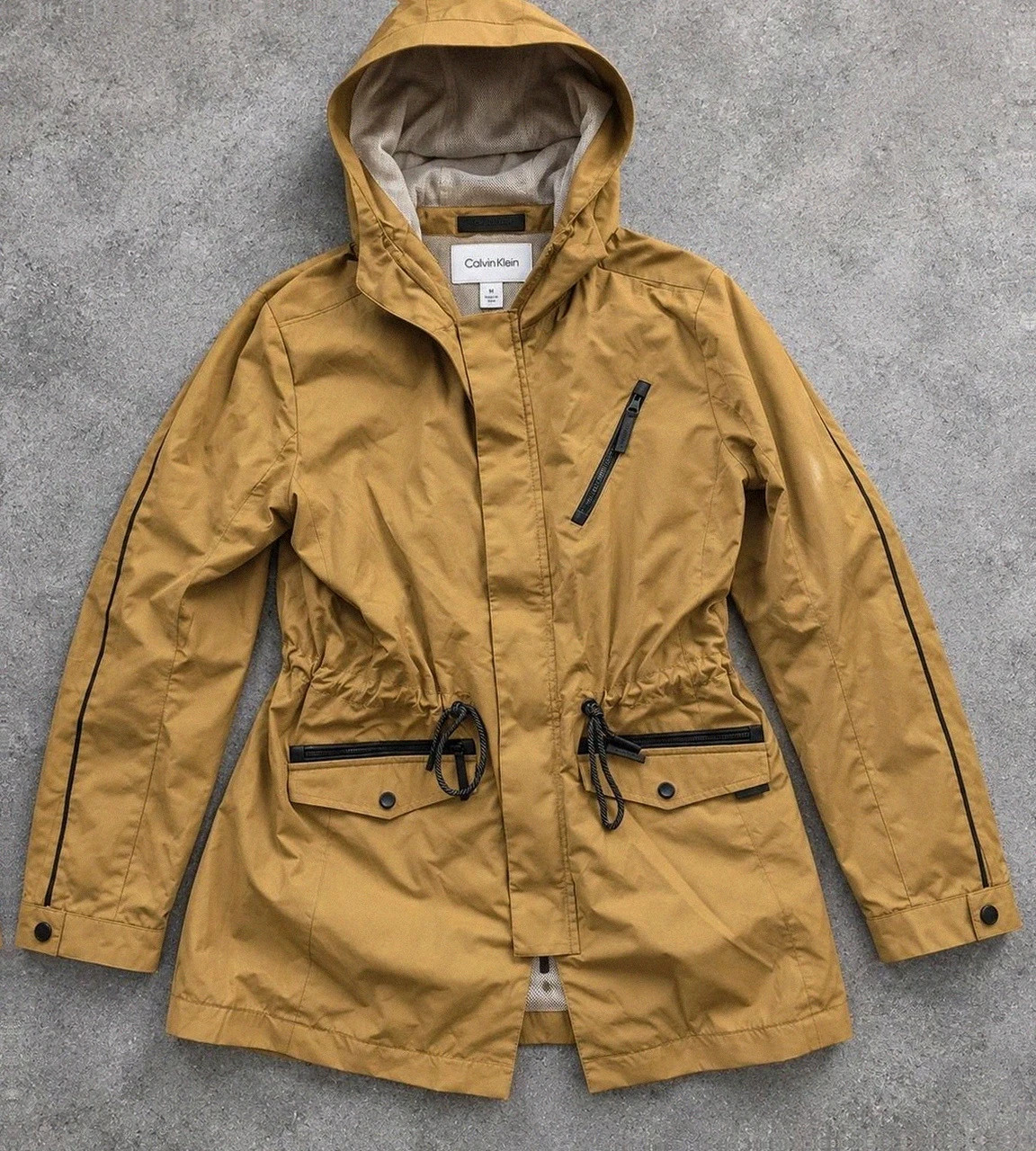 Parka Calvin Klein femme M camel – veste légère outdoor utility mi-saison