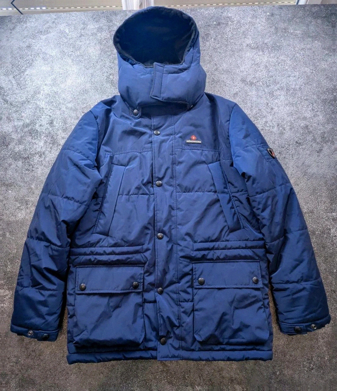Parka Höhenhorn Mangard homme S bleu marine – veste hiver chaude fourrée outdoor – hohenhorn – taille S 2