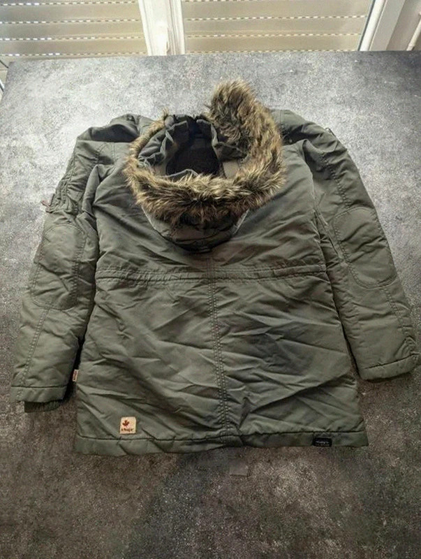 Khujo Patrick II parka vintage kaki militaire utility workwear taille M – khujo – taille M 3
