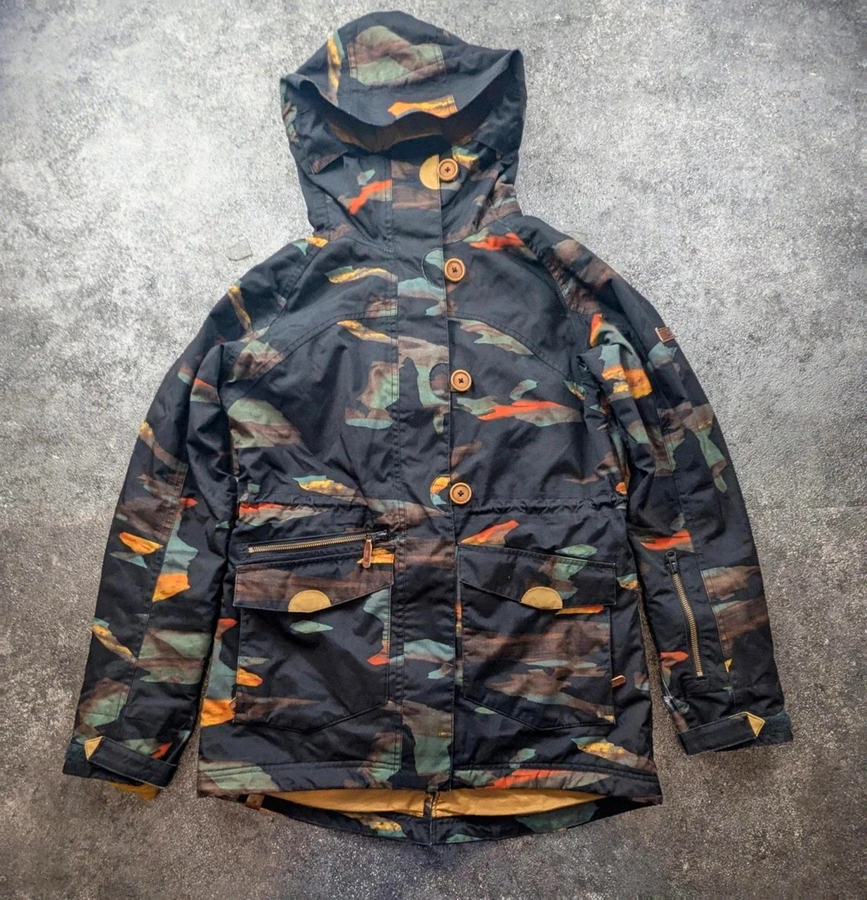 Dc Shoes parka snowboard 15K Waterproof camo 2014 taille M – veste ski technique retro – DC Shoes – taille M 2