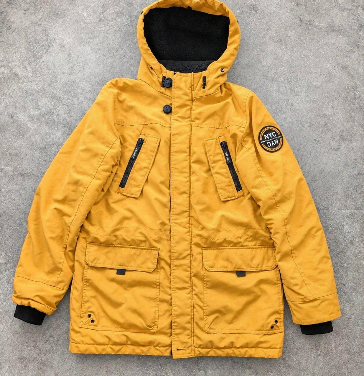 Parka moutarde C&A Prdct //083 outdoor workwear NYC Brooklyn L/XL