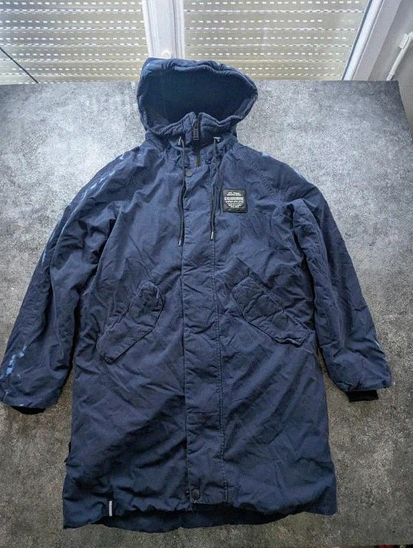 Parka Khujo Genuine HOOK2 M bleu marine – doublée chaude Utility Outdoor Y2K – khujo – taille M 2