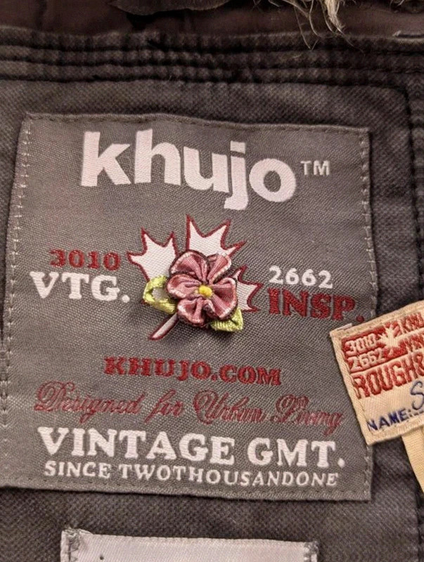 Parka Khujo Vintage GMT Y2K gris anthracite style workwear utility taille S – khujo – taille S / 36 / 8 4