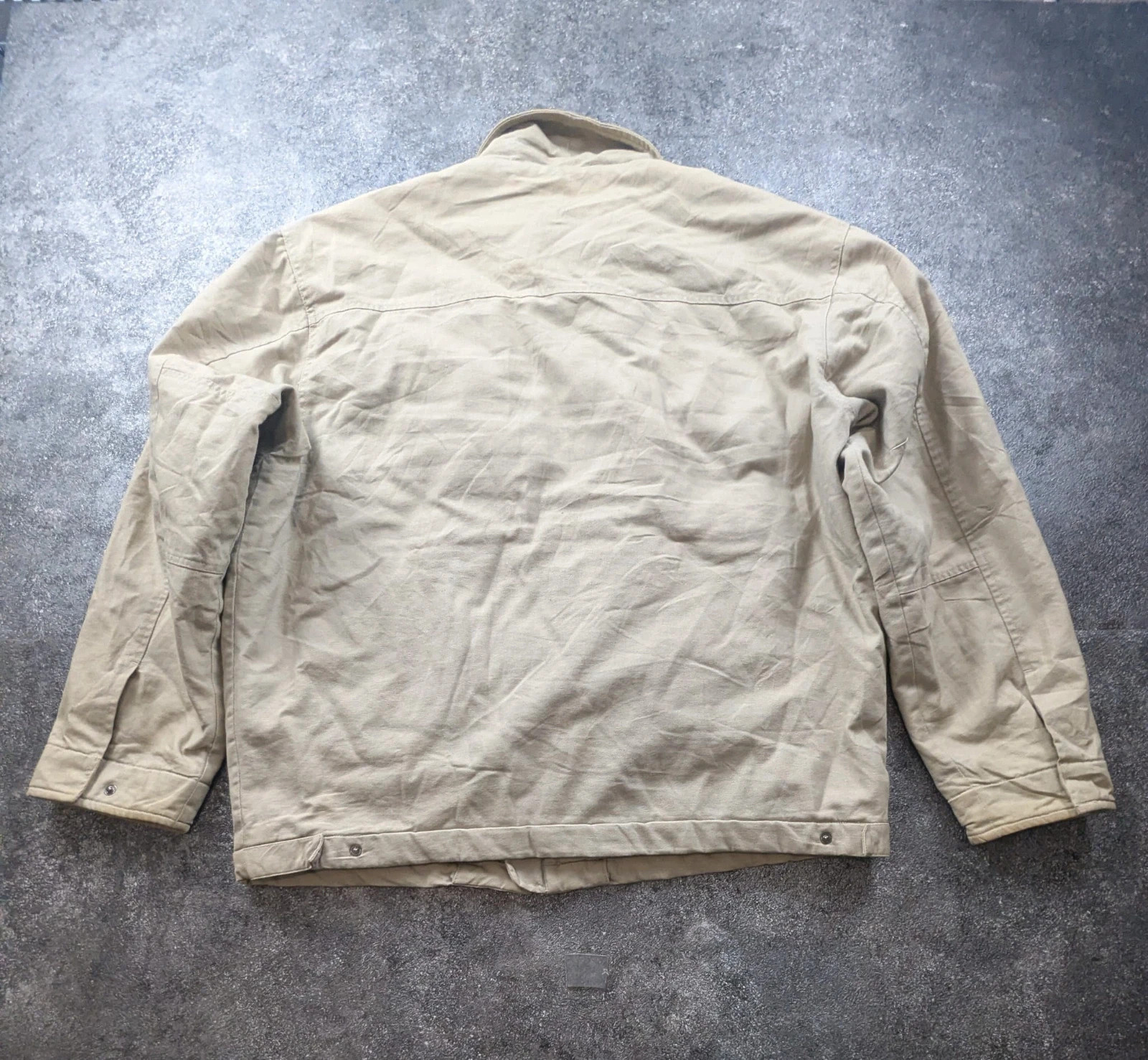 Veste Jules XL Workwear Vintage Beige – Worker Jacket Utility Toile Matelassée – WORKWEAR – taille XL 5